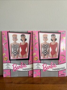 Vintage Barbie Paperdolls Set of 2 - Brand New!